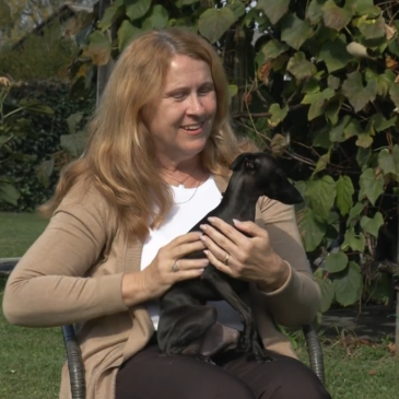 Simona Dakić Nemanić in njena psička Nera